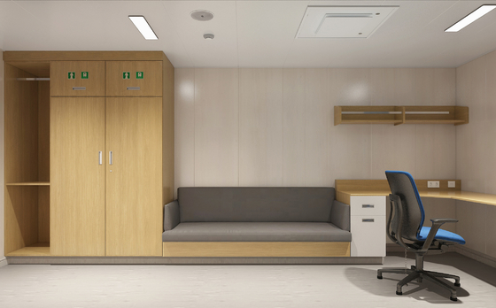 acheter unité modulaire faite sur commande préfabriquée de 3 2 1 cabines de chambre à coucher portative fabrication en ligne