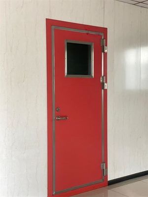 acheter Porte en acier ignifuge interne en verre galvanisée au métal de cavité de garage fabrication en ligne