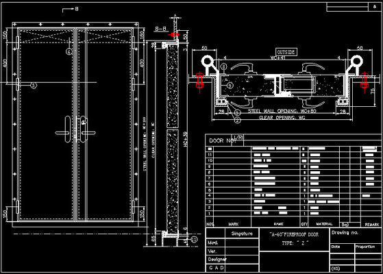 acheter Porte évaluée et vue de la porte 32x80 30x80 du feu en acier ignifuge extérieur commercial d'acier inoxydable fabrication en ligne